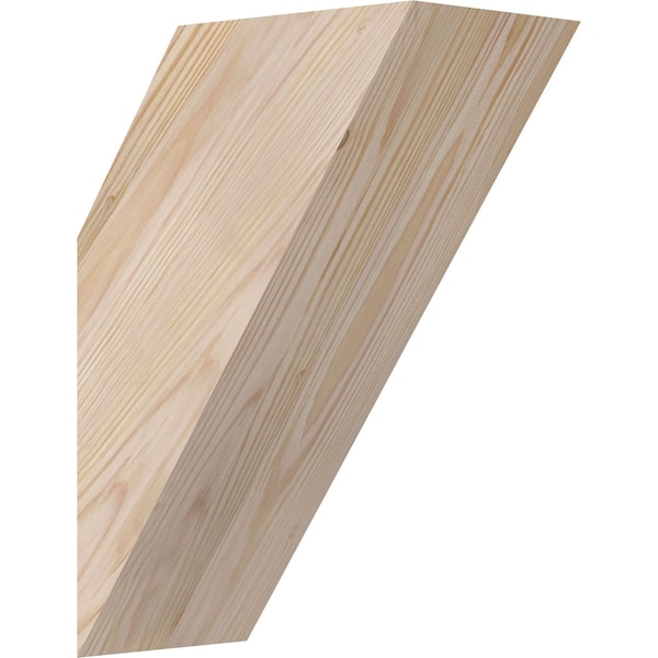 Ekena Millwork 5 1/2"W x 10"D x 14"H Traditional Smooth Knee Brace, Douglas Fir BRC06X10X14TRA00SDF - main